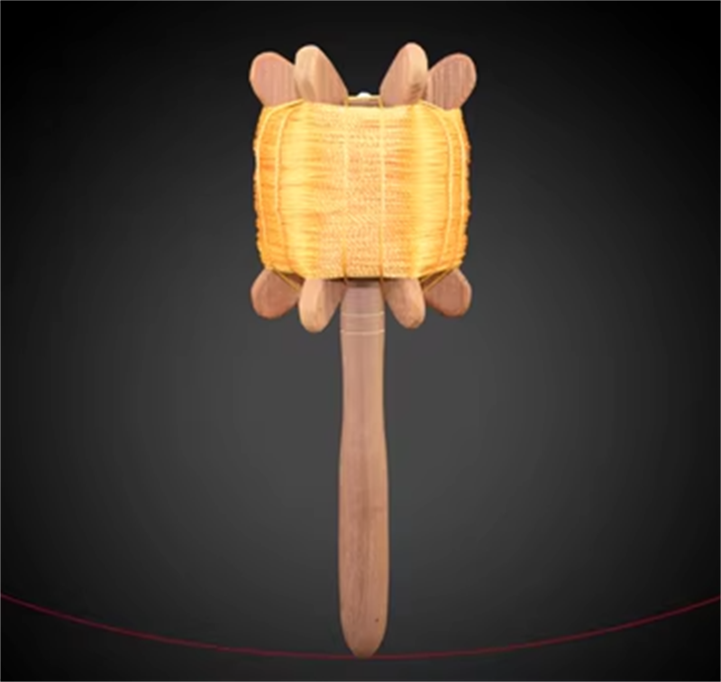 Free shipping Weifang traditional solid wood crutch children's small round spools of adult large-sized fly-receiving I-beam crutch