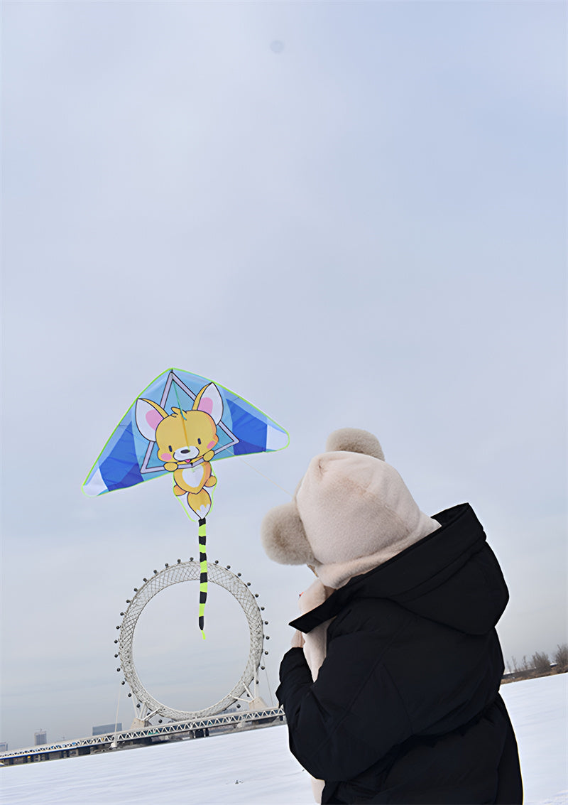 free shipping fox kite flying toys for children kites factory animal kites line cartoon kites koi rainbow high latawce toboganes