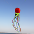 free shipping 8m jellyfish kites flying for adults kites line nylon kites factory professional paragliding inflatable show kites