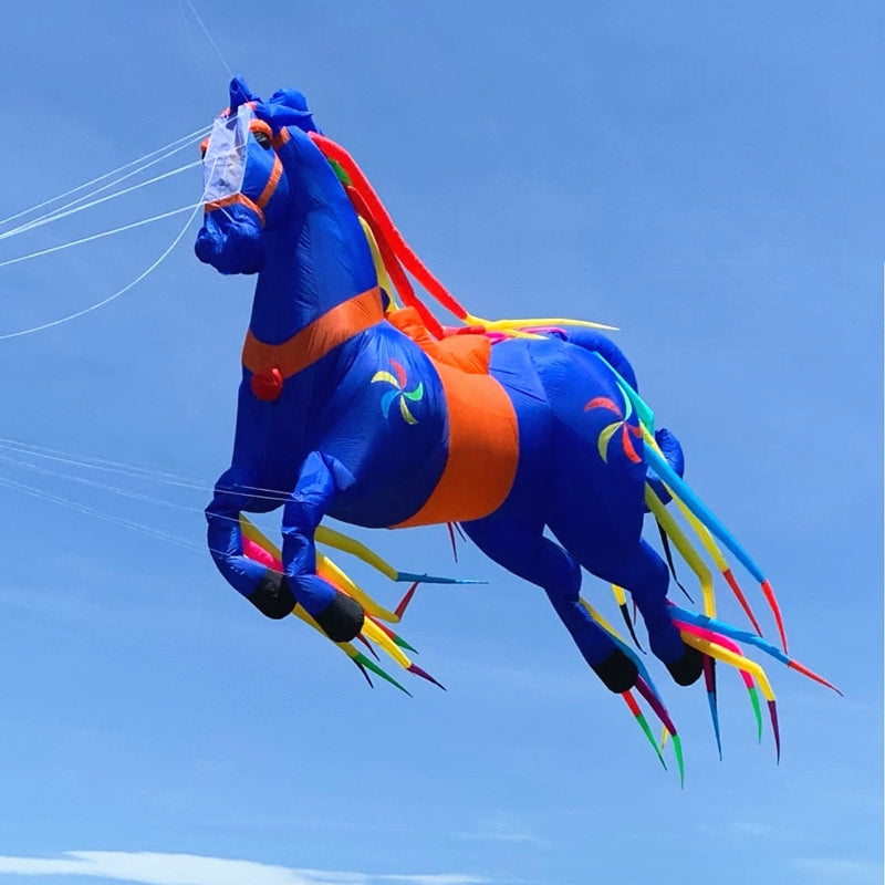 Free Shipping large kites flying pendant kites shows horse kites windsocks kites parafoil inflatable toys outdoor games kitesurf