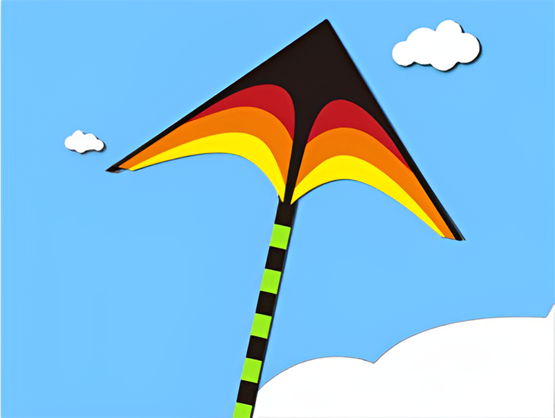 Free shipping children kites flying toys professional wind kites string line ripstop nylon kites factory kites for kids rainbow