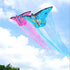 Free shipping New kite children breeze easy to fly butterfly kite adult adults Weifang kite upscale large long tail