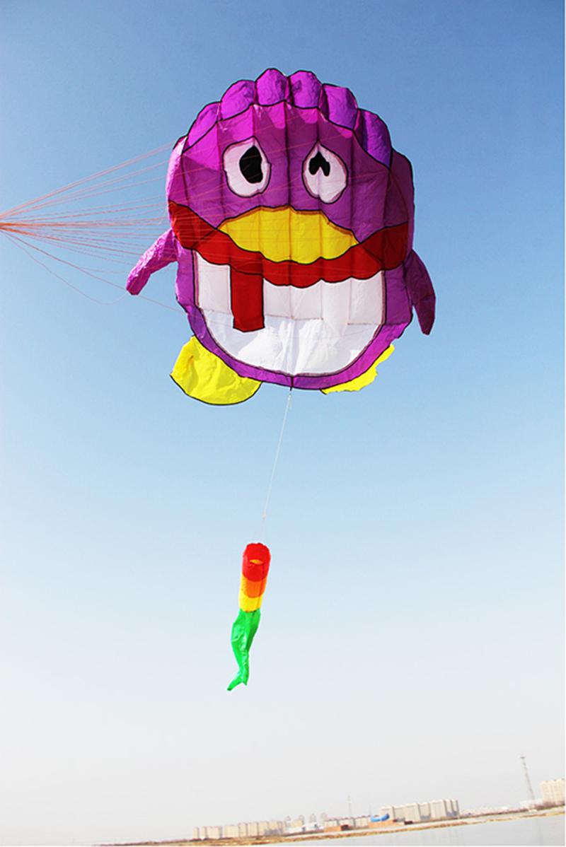 free shipping penguin kites flying toys for children kites new cartoon kites factory inflatable kite windsurf sail dragon wind