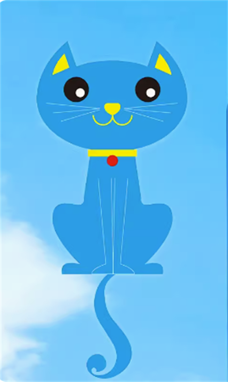 Free shipping Colorful Cats 2023 new children's breeze easy to fly beginner high-grade cartoon tide Weifang red kites