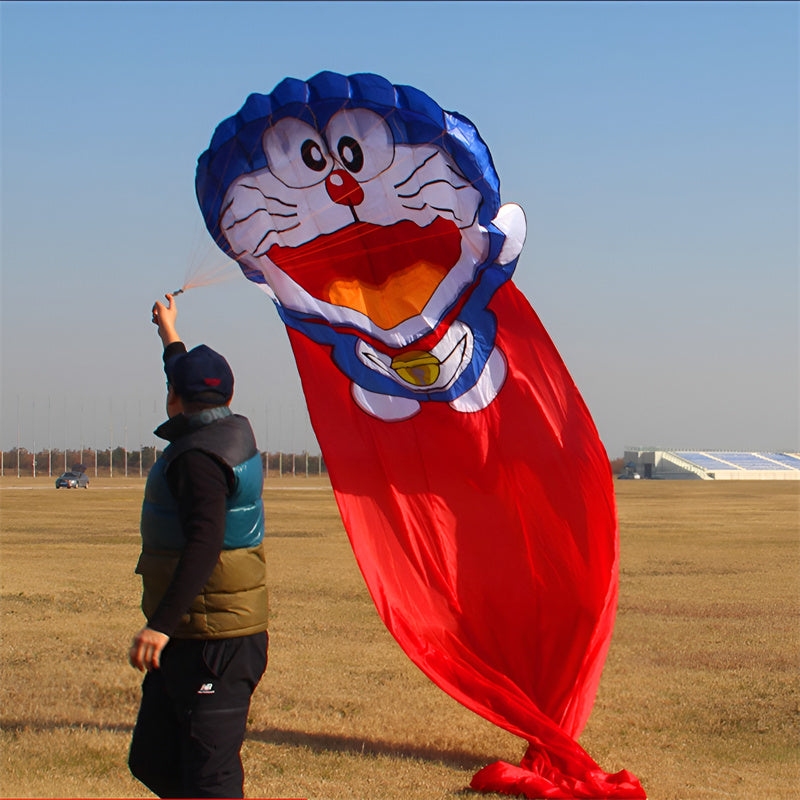 free shipping 12m large soft kite flying alien inflatable kites for adults professional outdoor fun toys parachute kite weifang