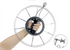 Free shipping Stainless steel handbrake light body disc eagle kite wheel adult large bearing high-grade mute anti-reversal breeze line wheel
