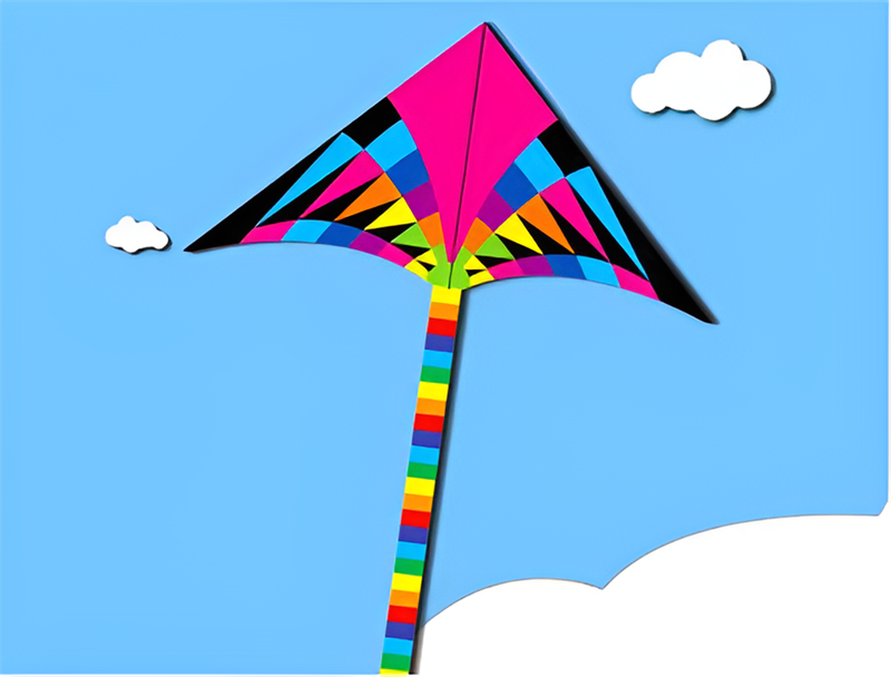 Free shipping children kites flying toys professional wind kites string line ripstop nylon kites factory kites for kids rainbow