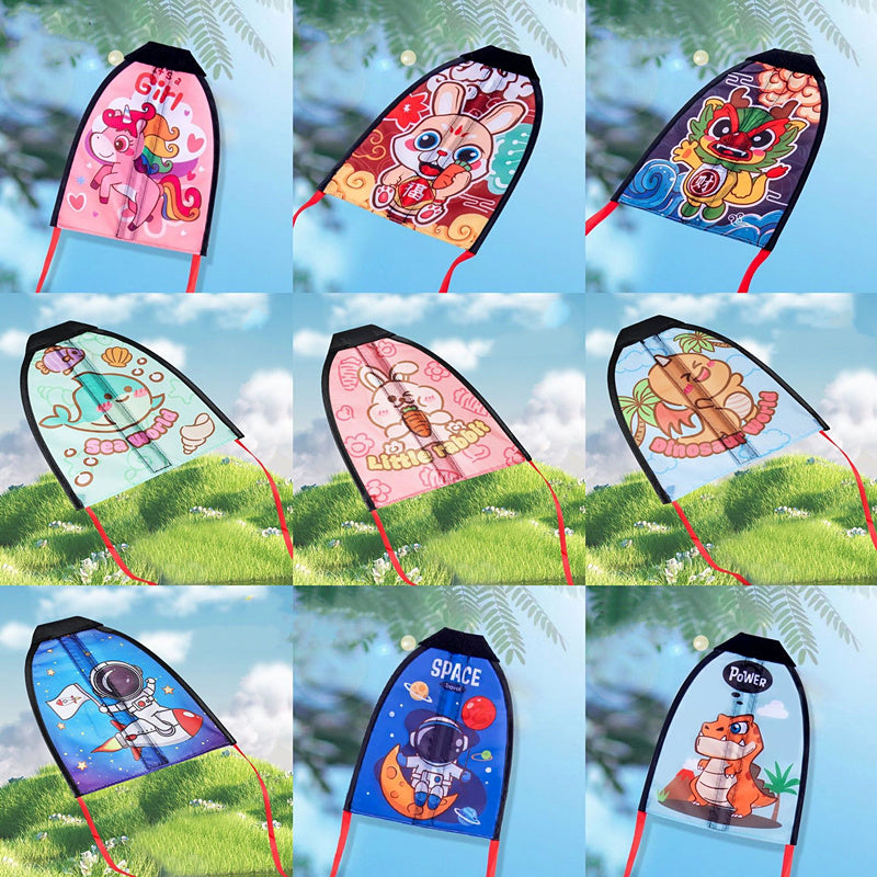 Free Shipping Ejector toys outdoor toys flying kites for children parplan inflatable toys show kites wind sock kiteboard fun