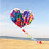 free shipping inflatable kites heart kites fly nylon fabric kite weifang kite string steering kite outdoor toys for adults kites