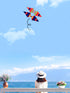 Free Shipping 3d kites flying for adults kites parachute toys pilot kites sport beach kites breeze fly kites wheel cobra kites