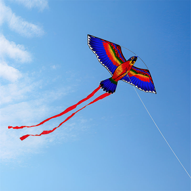 free shipping parrot kites flying toys for children kites reel weifang kites factory volantines rainbow high paraglider fishing