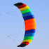 free shipping dual Line Stunt flying power Kite rainbow large soft kites for adults stingray kite ripstop nylon fabric kite reel
