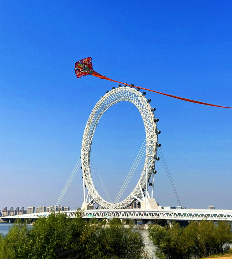 free shipping 100m chinese dragon kite flying handle line large kite snake kites for kids cometas paragliding windsurf