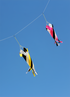 free shipping giant kites windsocks rainbow high tails weifang kites pendant kites accessories sports entertainment rabiolas