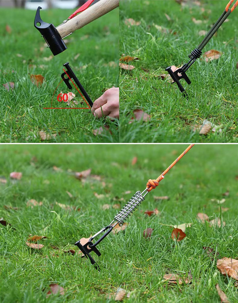 free shipping 5pcs nail 40cm Outdoor camping tent uses the earth nail thicken the Steel