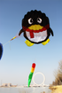 free shipping penguin kites flying toys for children kites new cartoon kites factory inflatable kite windsurf sail dragon wind