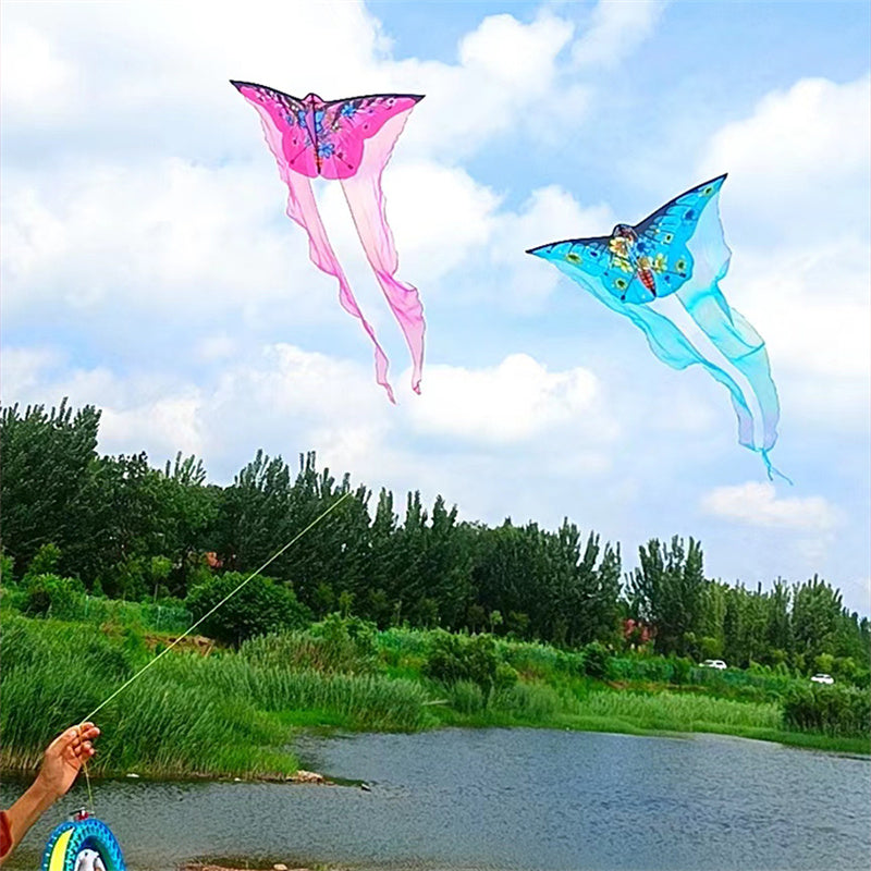 Free shipping New kite children breeze easy to fly butterfly kite adult adults Weifang kite upscale large long tail