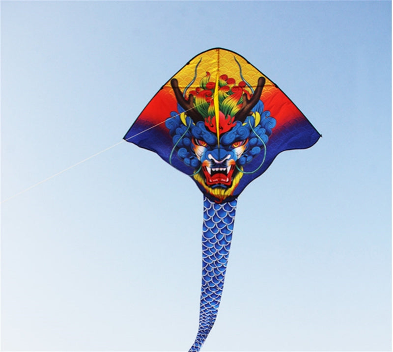 Free shipping 2023 New Weifang Flying Dragon in Heaven Chinese Dragon National Tide 100 meters anti-gale large adult long-tailed snake-tailed kite