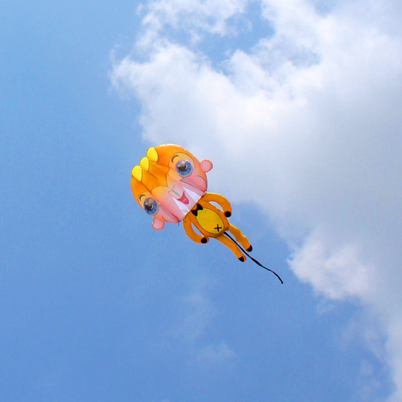 free shipping large 3D monkey soft kite surf outdoor flying wind sock kites children kite reel kite factory octopus kite bar