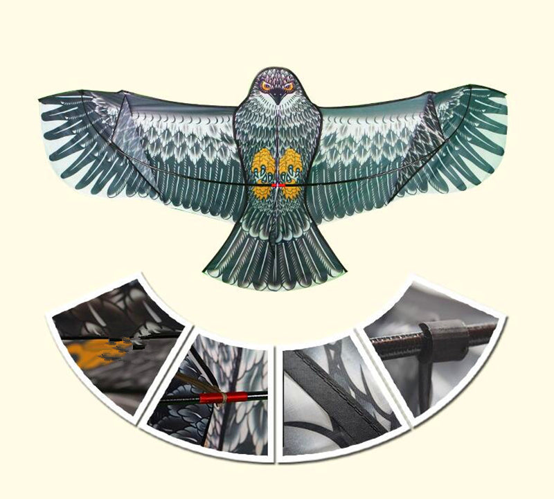 free shipping 10pcs/lot eagle kite wholesale factory weifang kite ripstop nylon fabric flying bird kites for adults professional