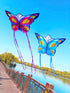 free shipping butterfly kites flying for kids kites nylon kites factory professional winds kites recreational reel flying fairy