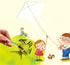 free shipping diy kite blank kite ripstop nylon education kite factory ad. kite diamond painting kites for children kites toys