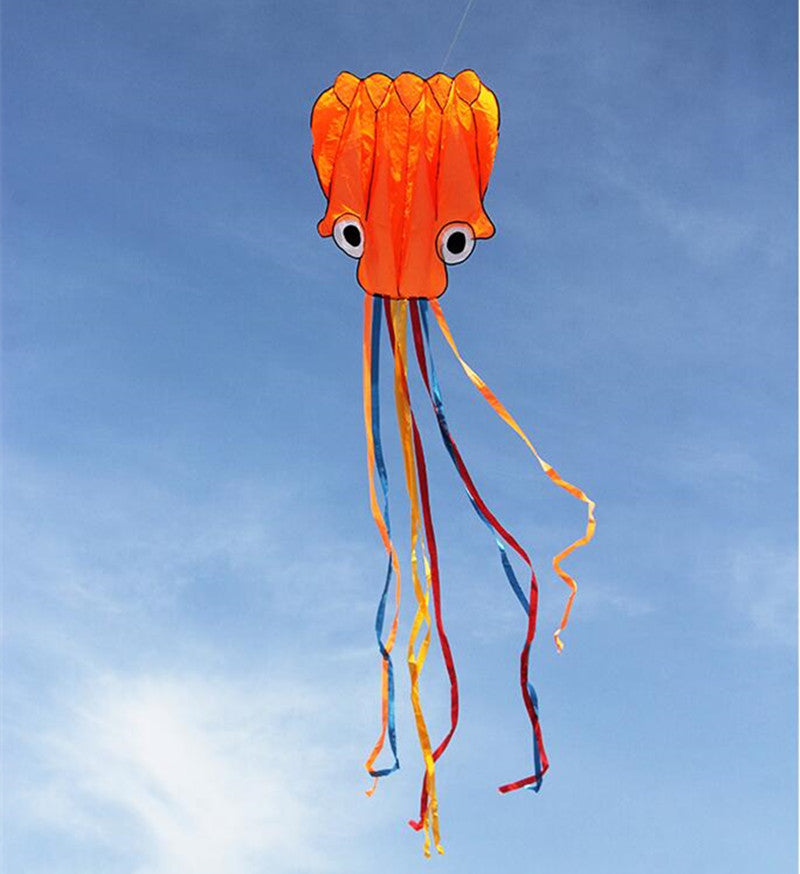 free shipping children kite flying toys octopus kite inflatable kites factory walk in sky outdoor fun ikite professional winds