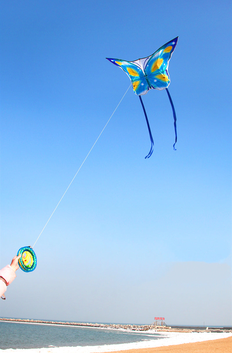 free shipping butterfly kites flying for kids kites nylon kites factory professional winds kites recreational reel flying fairy