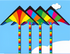 Free shipping children kites flying toys professional wind kites string line ripstop nylon kites factory kites for kids rainbow