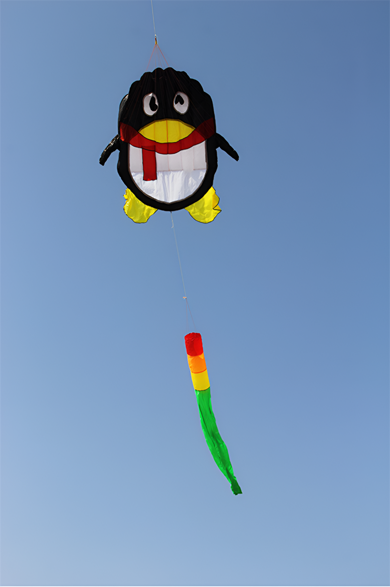 free shipping penguin kites flying toys for children kites new cartoon kites factory inflatable kite windsurf sail dragon wind