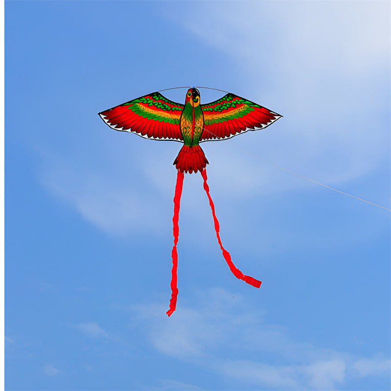 free shipping parrot kites flying toys for children kites reel weifang kites factory volantines rainbow high paraglider fishing