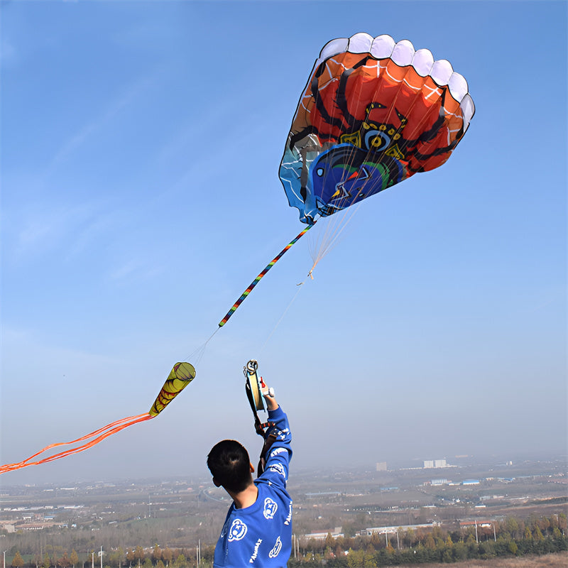 free shipping soft kite flying for adults inflatable kites windsocks kite parachute professional kite factory sell flying toy