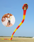 free shipping 3d kites flying snake kites for adults kites parachute inflatable kite dragon flight kite windsurfing professional