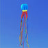 free shipping 8m large jellyfish kites flying octopus kite reel ripstop nylon fabric kevlar line paragliding toys adults kites