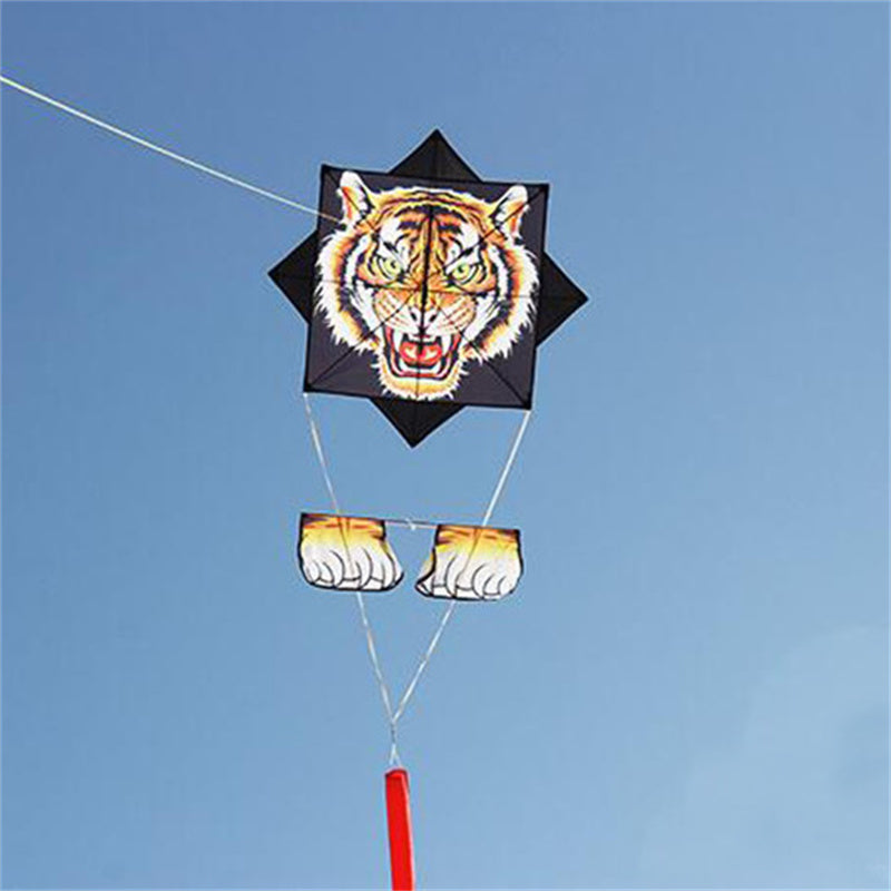 free shipping gossip tiger kite fly for outdoor toys parachute kites eagle latawiec reel cartoon children kites veleta livre