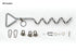 free shipping quad line stunt kite reverser stainess kite string reel kite handle sport kite accessories trainer kite factory