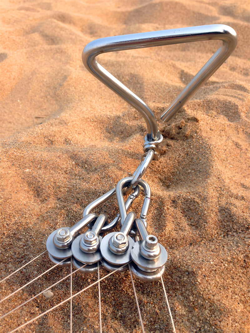 free shipping quad line stunt kite reverser stainess kite string reel kite handle sport kite accessories trainer kite factory