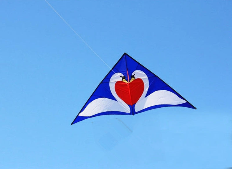 free shipping large swan kite for adults kite nylon toys fly kites children kite reel weifang bird kite factory ikite eagle new