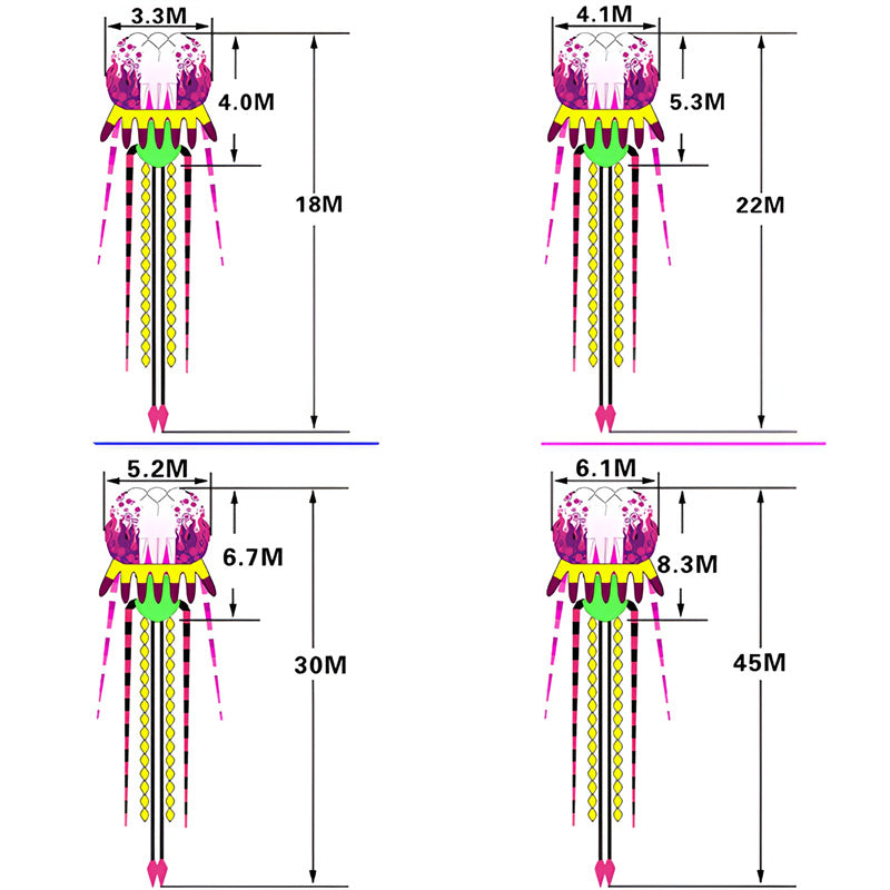 free shipping jellyfish kite flying soft kite reel for adults kites walk in sky octopus kites trilobites kites professional kite