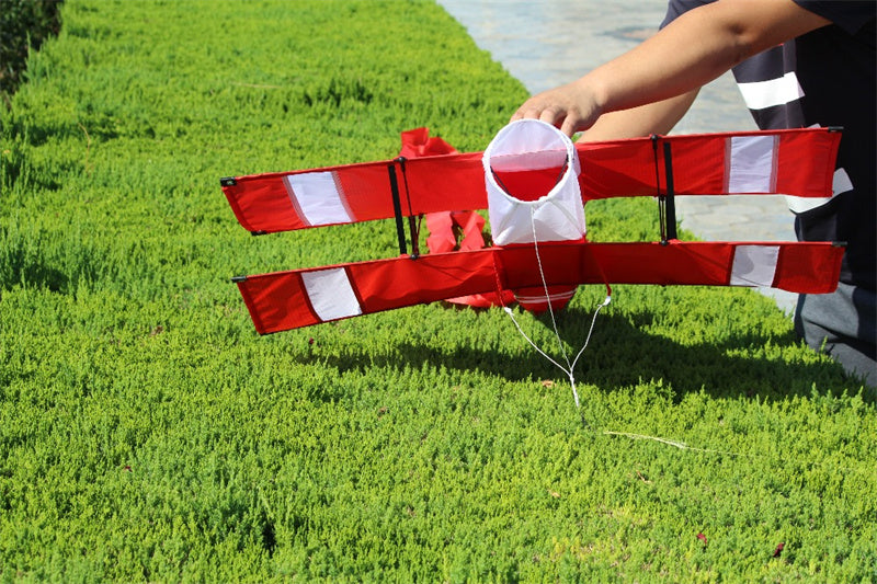 Free Shipping New High Quality 3D Single Line Red Plane Kite Sports Beach With Handle and String Easy to Fly Factory Outlet
