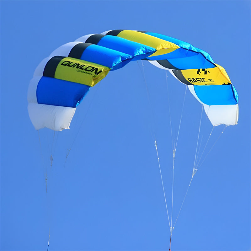 free shipping dual line kites for adults flying rainbow sports beach stunt kite outdoor kitesurf power parachute cerf volant