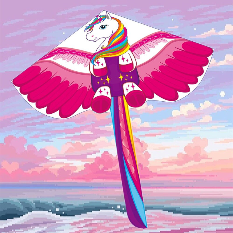free shipping cartoon kites flying for children kites outdoor toys kids kite line weifang bird kite factory ikite parachute koi