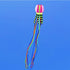 free shipping 8m large jellyfish kites flying octopus kite reel ripstop nylon fabric kevlar line paragliding toys adults kites