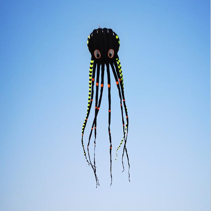 free shipping 8m large octopus kites adults kite flying reel ripstop nylon fabric kevlar line paragliding weifang kite koi carp