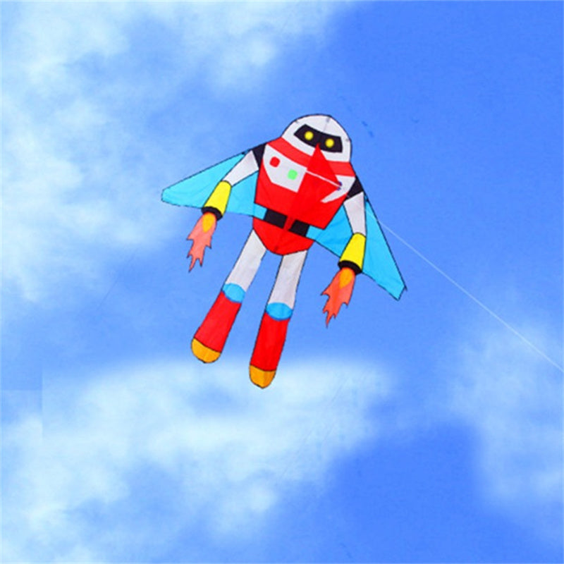 free shipping robot kite for kids kites string line nylon fabric pro line large eagle kite weifang kite factory bird kite ikite