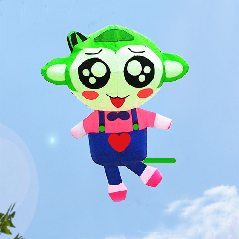 free shipping monkey soft kite outdoor flying toys kites for kids cerf volant weifang animal kite ripstop nylon cometa pendant