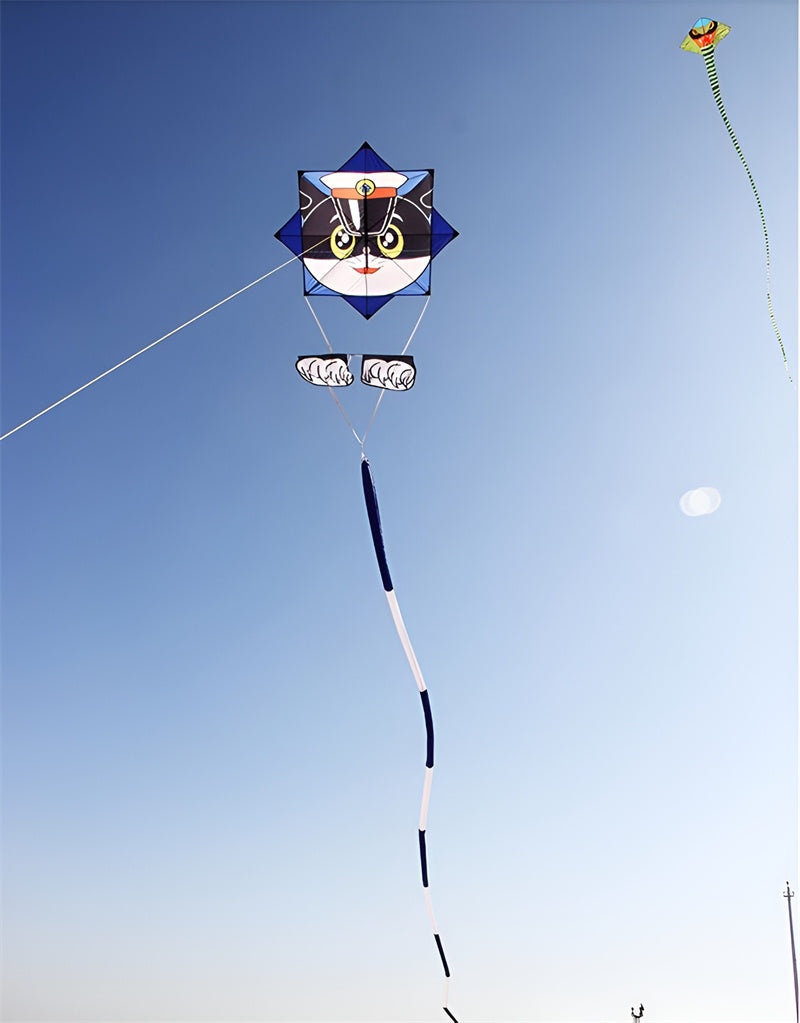 free shipping gossip cartoon cat kite fly for outdoor toys for kids parachute kites latawiec reel children kites veleta livre