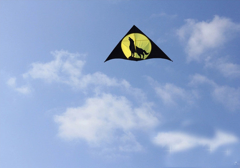 free shipping large wolf kite flying for kids wind kites adults kites string line parapent cerf paragliding parplan outdoor toys