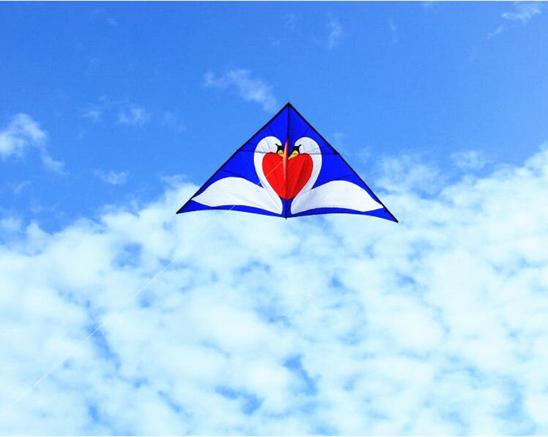 free shipping large swan kite for adults kite nylon toys fly kites children kite reel weifang bird kite factory ikite eagle new