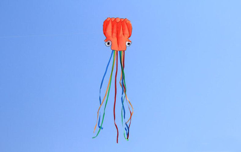 free shipping children kite flying toys octopus kite inflatable kites factory walk in sky outdoor fun ikite professional winds